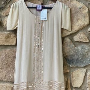 Anthropologie Nude Cocktail dress XXS Petite